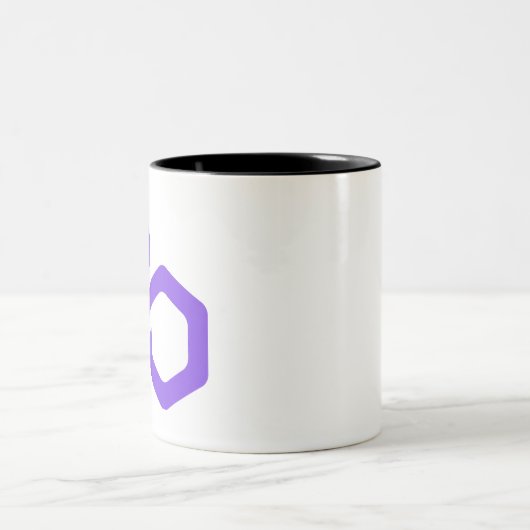 Tasse 2 Couleurs logo polygon-matic (Centre)