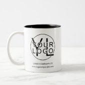 Tasse 2 Couleurs Logo Professionnel Promotionnel Entreprise (Gauche)