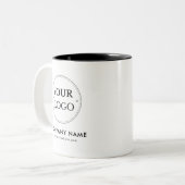 Tasse 2 Couleurs Logo promotionnel personnalisé (Devant gauche)