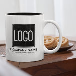 Tasse 2 Couleurs Logo promotionnel personnalisé<br><div class="desc">Boug de l'entreprise avec votre logo,  nom commercial et adresse du site Web. Idéal pour tout autour du bureau,  des événements ou des cadeaux promotionnels.</div>