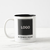 Tasse 2 Couleurs Logo promotionnel personnalisé (Gauche)