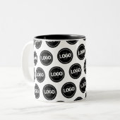 Tasse 2 Couleurs Logo promotionnel personnalisé (Devant gauche)