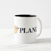 Tasse 2 Couleurs Logo quotidien de la planète (Devant droit)