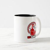 Tasse 2 Couleurs Logo Red Marmoset (Devant droit)