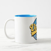 Tasse 2 Couleurs Logo rétro de Seattle, État de Washington. (Gauche)