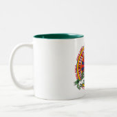 Tasse 2 Couleurs Logo rond libre du Thibet (Gauche)