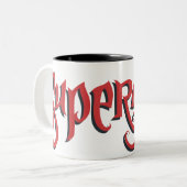 Tasse 2 Couleurs Logo rouge Supergirl (Devant gauche)