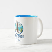 Tasse 2 Couleurs Logo ski Nevis Range Écosse (Devant droit)