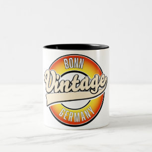 Tasse 2 Couleurs logo style vintage Bonn