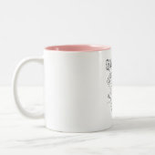 Tasse 2 Couleurs Logo super fille Fancy Silver (Gauche)