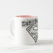 Tasse 2 Couleurs Logo Supergirl 1 (Devant gauche)