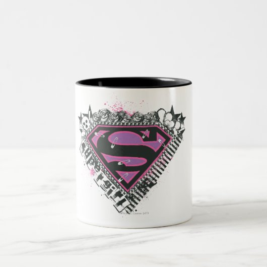 Tasse 2 Couleurs Logo Supergirl Pins (Centre)