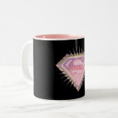 Tasse 2 Couleurs Logo Supergirl Rad (Devant gauche)