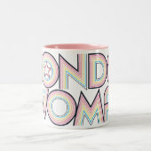 Tasse 2 Couleurs Logo Wonder Woman Rainbow (Centre)