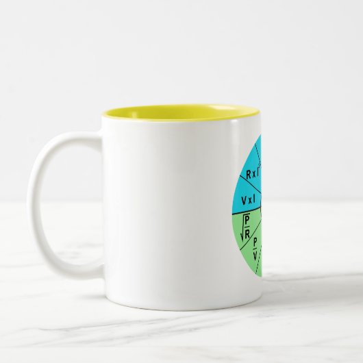 Tasse 2 Couleurs Loi d'Ohm (Gauche)