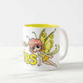 Tasse 2 Couleurs Loin avec les fées (Devant droit)