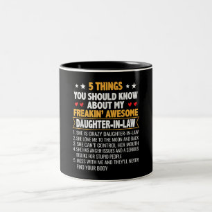 Tasse 2 Couleurs Loin Et Mère En Droit De La Fille En Droit