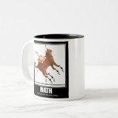 Tasse 2 Couleurs LOLCat : Maths (Devant gauche)