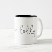 Tasse 2 Couleurs Lolly | Grand-mère Cadeau (Devant droit)