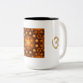 Tasse 2 Couleurs L'OM d'or Namaste (Devant droit)
