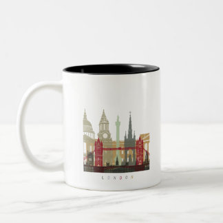 Tasse 2 Couleurs London skyline poster