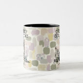 Tasse 2 Couleurs London skyline with pastel brushstroke background (Centre)
