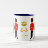 Tasse 2 Couleurs Londres, Angleterre Crown & Yeomen Warders (Centre)