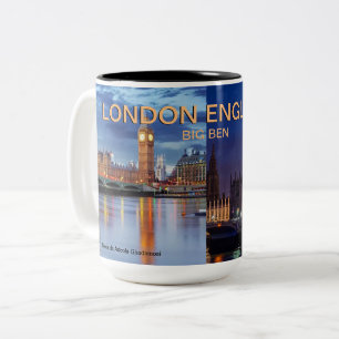 TASSE 2 COULEURS LONDRES ANGLETERRE PAR MOJISOLA ADEOLA GBADAMOSI M