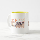 Tasse 2 Couleurs Long Island NY (Devant gauche)