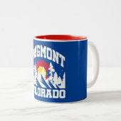 Tasse 2 Couleurs Longmont, Colorado (Devant droit)