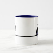 Tasse 2 Couleurs Longue queue Fishin allé par chat (Centre)