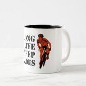 Tasse 2 Couleurs Longue Vie Raide Grades Cyclisme (Devant droit)