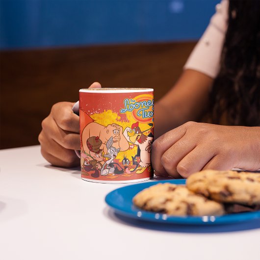 Tasse 2 Couleurs Looney Tunes Show Cast & Logo