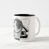 Tasse 2 Couleurs L'Orégon Ghosties (Devant droit)