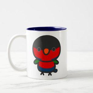 Tasse 2 Couleurs Lori à tête noire