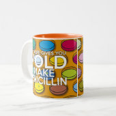 Tasse 2 Couleurs LORSQUE LA VIE VOUS DONNE MOLD Funny Citation (Devant gauche)