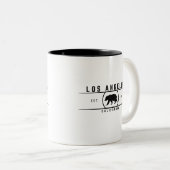 Tasse 2 Couleurs Los Angeles Californie (Devant droit)