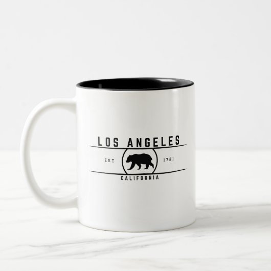 Tasse 2 Couleurs Los Angeles Californie (Gauche)
