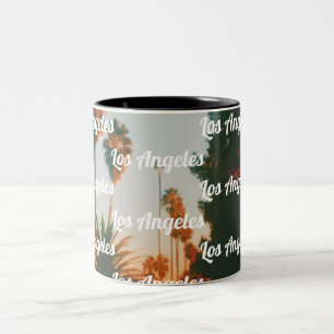 Tasse 2 Couleurs Los Angeles, West Hollywood Voyage Souvenir