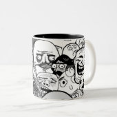 Tasse 2 Couleurs Los Memes (Devant droit)