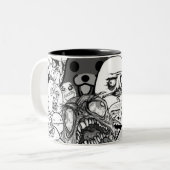 Tasse 2 Couleurs Los Memes (Devant gauche)