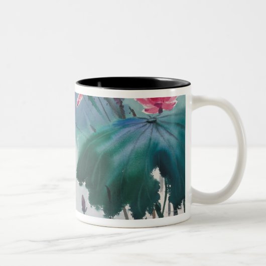 Tasse 2 Couleurs Lotus dans l'étang (Droit)