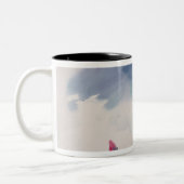 Tasse 2 Couleurs Lotus dans l'étang (Gauche)