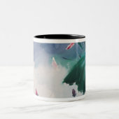 Tasse 2 Couleurs Lotus dans l'étang (Centre)