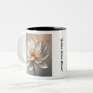 Tasse 2 Couleurs "Lotus déplie le calme intérieur"
