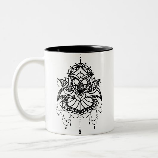 Tasse 2 Couleurs Lotus Flower (Gauche)