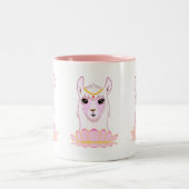 Tasse 2 Couleurs Lotus Flower & Llama Queen (Centre)