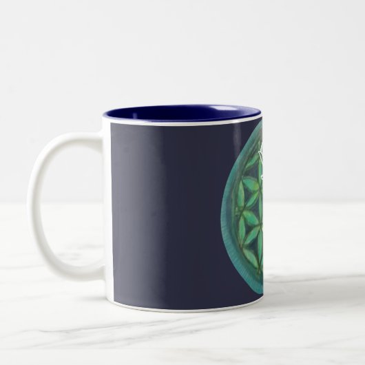 Tasse 2 Couleurs Lotus Unalome (Gauche)