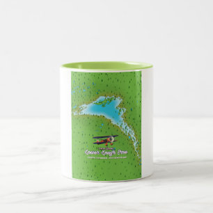 Tasse 2 Couleurs lough erne basse Irlande du Nord