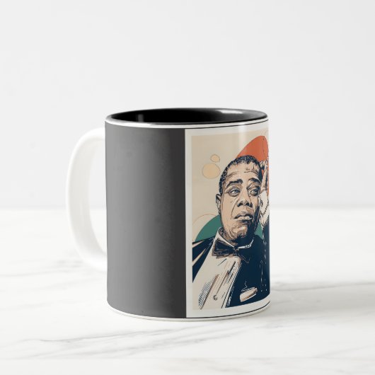 Tasse 2 Couleurs Louis Armstrong (Devant gauche)